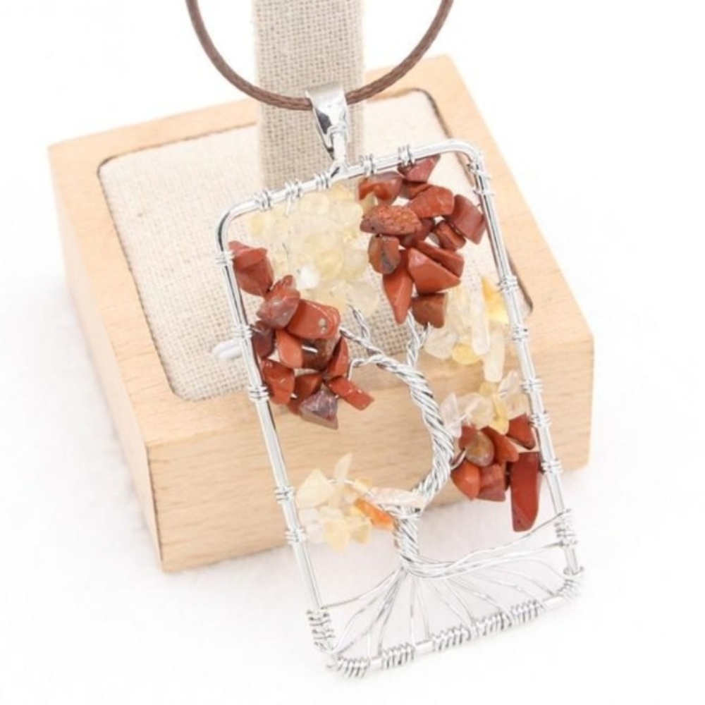 Wisdom Tree Natural Stone Necklace